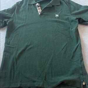 Burberry Dark Green Polo Shirt